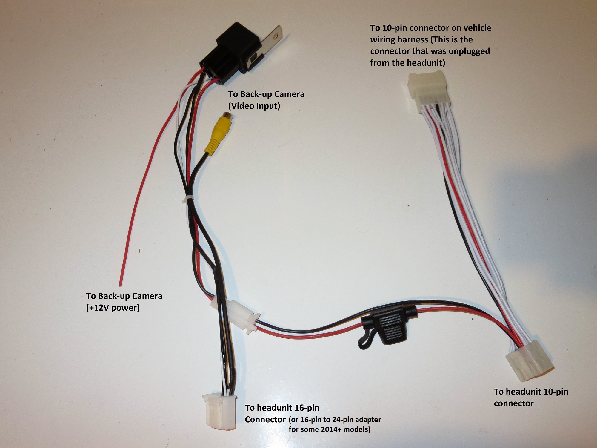 Toyota Rav4 2017 Backup Camera Wiring Diagram from www.autoharnesshouse.com