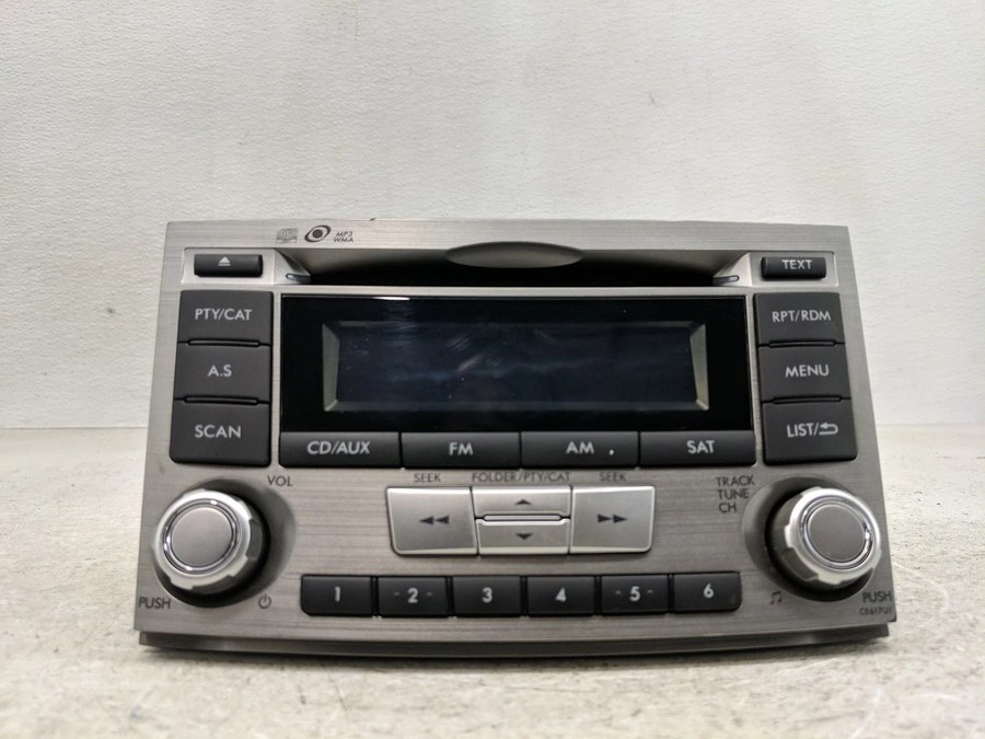 2010-2014 Subaru Legacy Outback standard factory radio without display screen