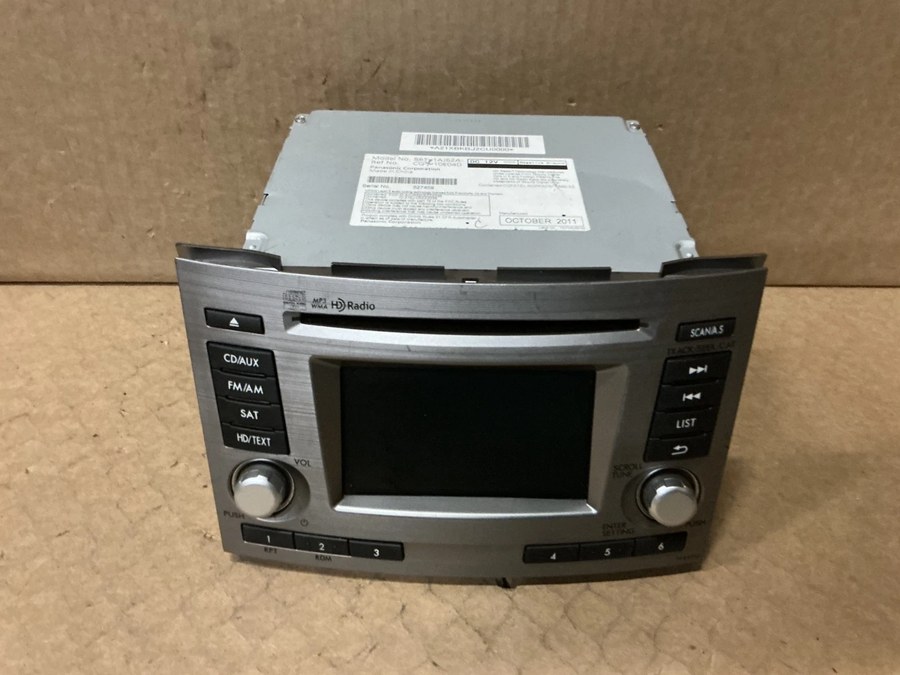 2010-2014 Subaru Legacy Outback premium radio with color display screen no navigation