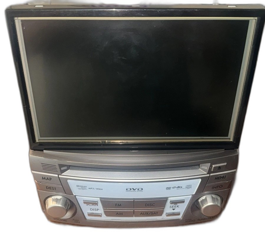 2010-2012 Subaru Legacy Outback DVD navigation flip up screen radio